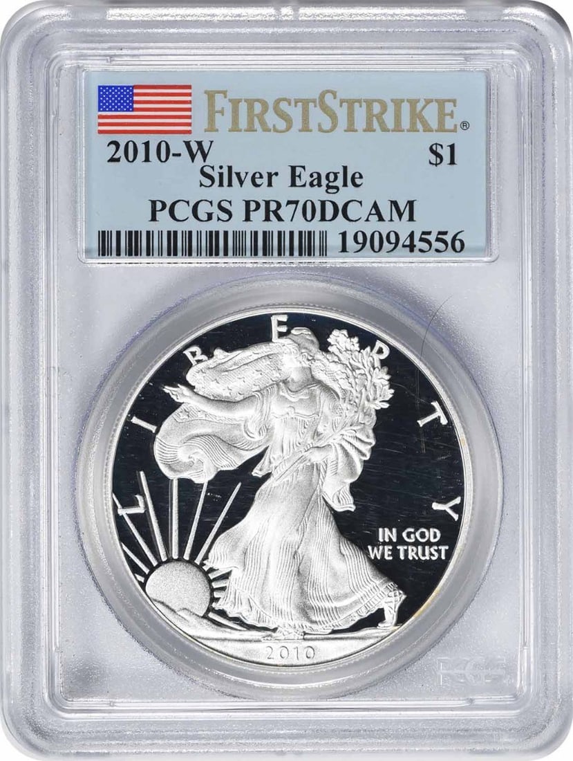 2010-W $1 American Silver Eagle PR70DCAM First Strike PCGS (1 of 1)