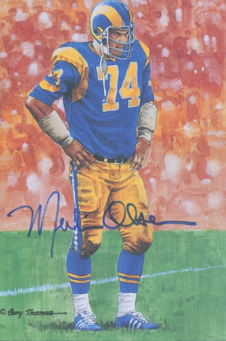 Merlin Olsen 1st Day Cover Envelope (PSA) (1 of 3)