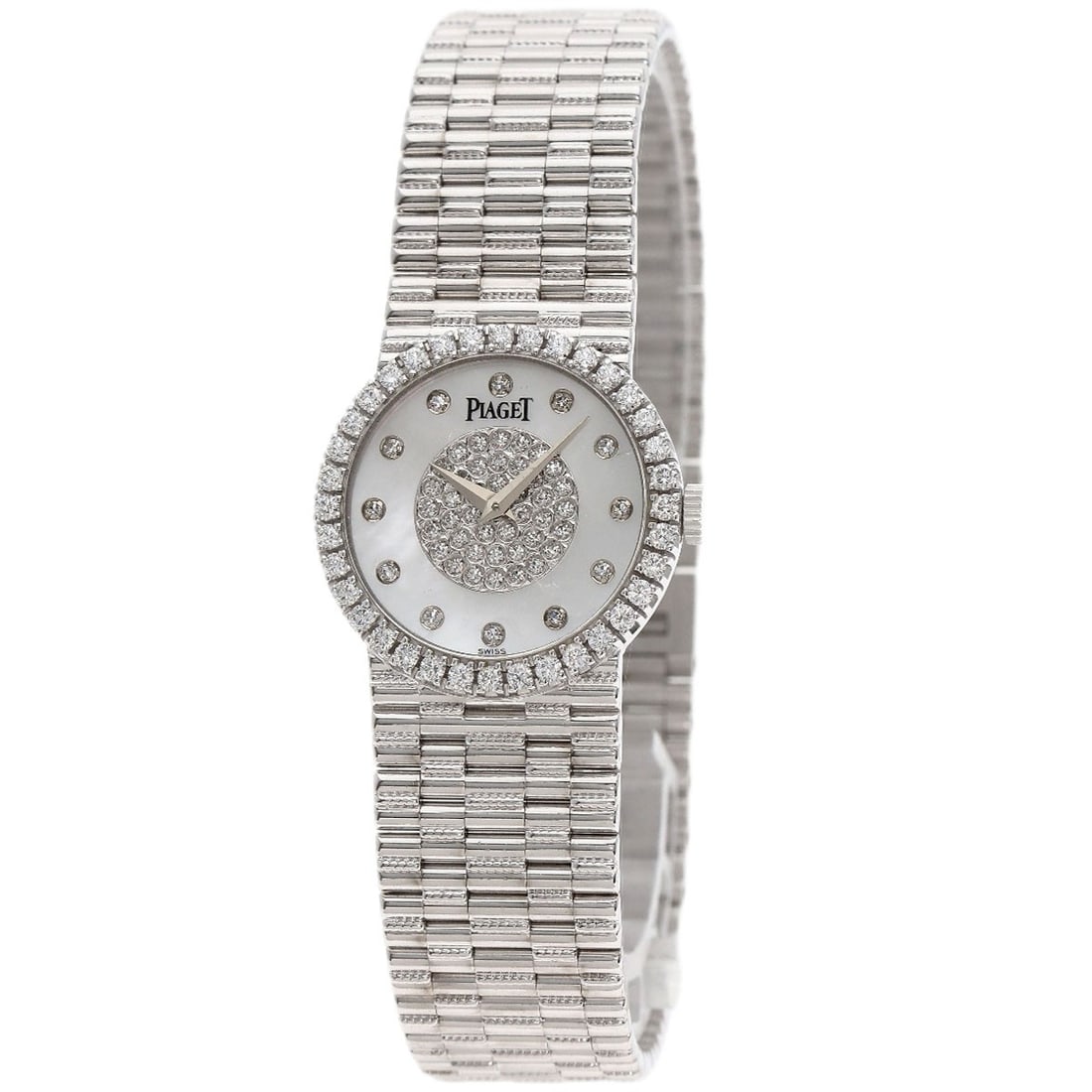 Gold PIAGET Tradition Diamond Watches 9706G2 K18 White Gold/ K18 White (1 of 20)