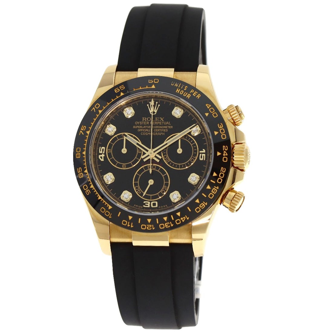 Yellow ROLEX Cosmograph Daytona 8P Diamond Watches 116518LNG K18 (1 of 20)