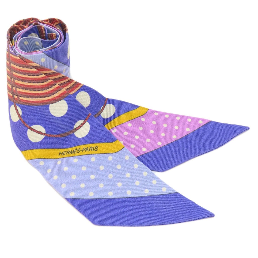 HERMES Silk Twilly Scarf (1 of 11)