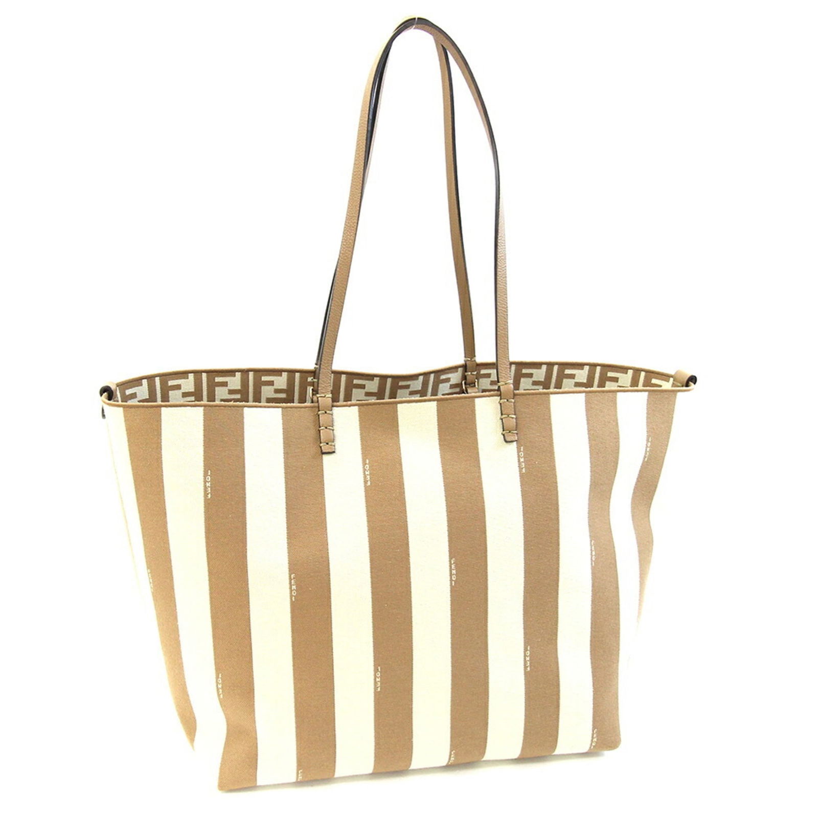 Fabric Tote Bag Fendi: Fabric Tote Bag Fendi This Fendi fabric and leather tote bag is designed for women, measuring 29 x 51 x 22 cm, and is in very good condition with minor scratches and dirt. Item Specifics: Brand: Fendi