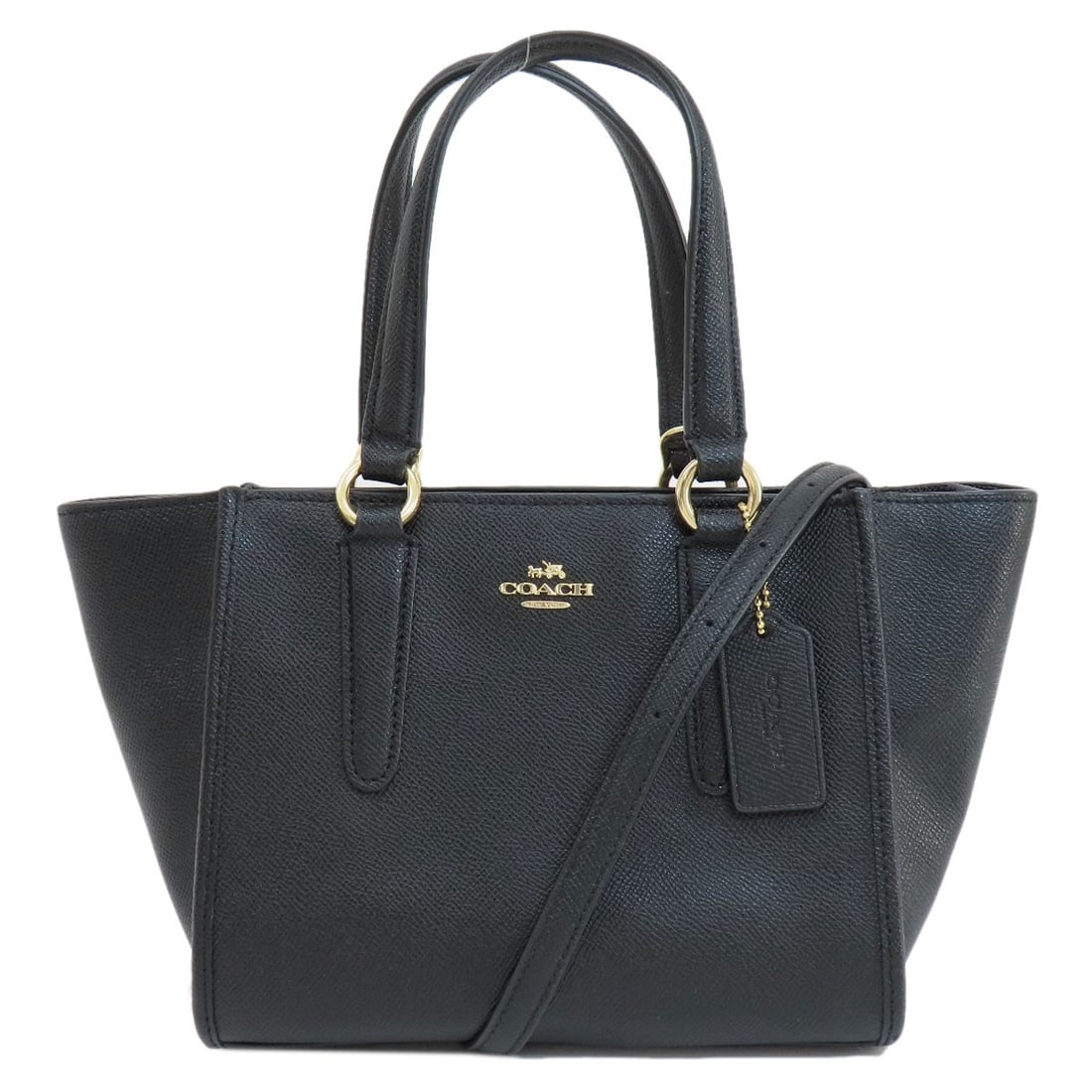 COACH F11925 PVC 2WAY Handbag: COACH F11925 PVC 2WAY Handbag COACH F11925 2WAY handbag made from black PVC, designed as a handbag style. Item Specifics: Brand: COACH Style: Handbag Exterior Material: PVC Color: black Type: Handbag