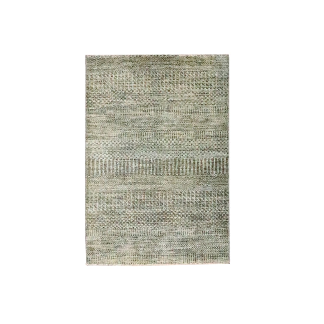 Modern Grass Design Mat Wool 2'x3' Hand Knotted Brown Oriental Rug: Modern Grass Design Mat Wool 2'x3' Hand Knotted Brown Oriental Rug Hand knotted 2'x3' indoor rug made from 100% wool in brown color. Item Specifics: Type: Indoor Material: 100% Wool Color: Brown Item
