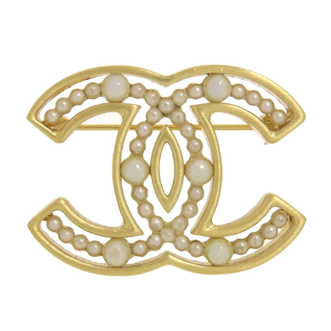 CHANEL COCO Mark Metal Brooch (1 of 10)