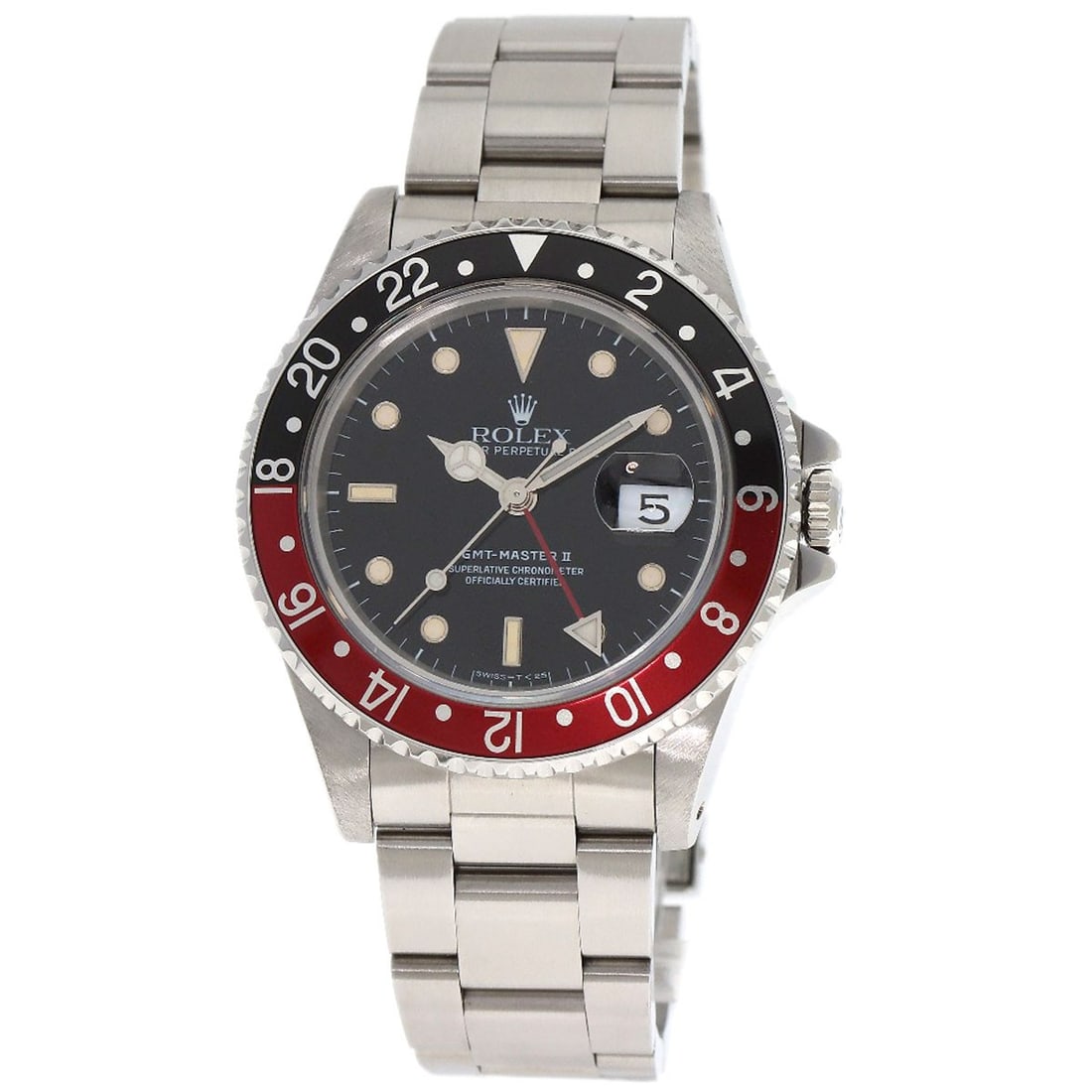 ROLEX GMT Master II 16710 Stainless Tritium Red and Black Bezel Watches (1 of 20)