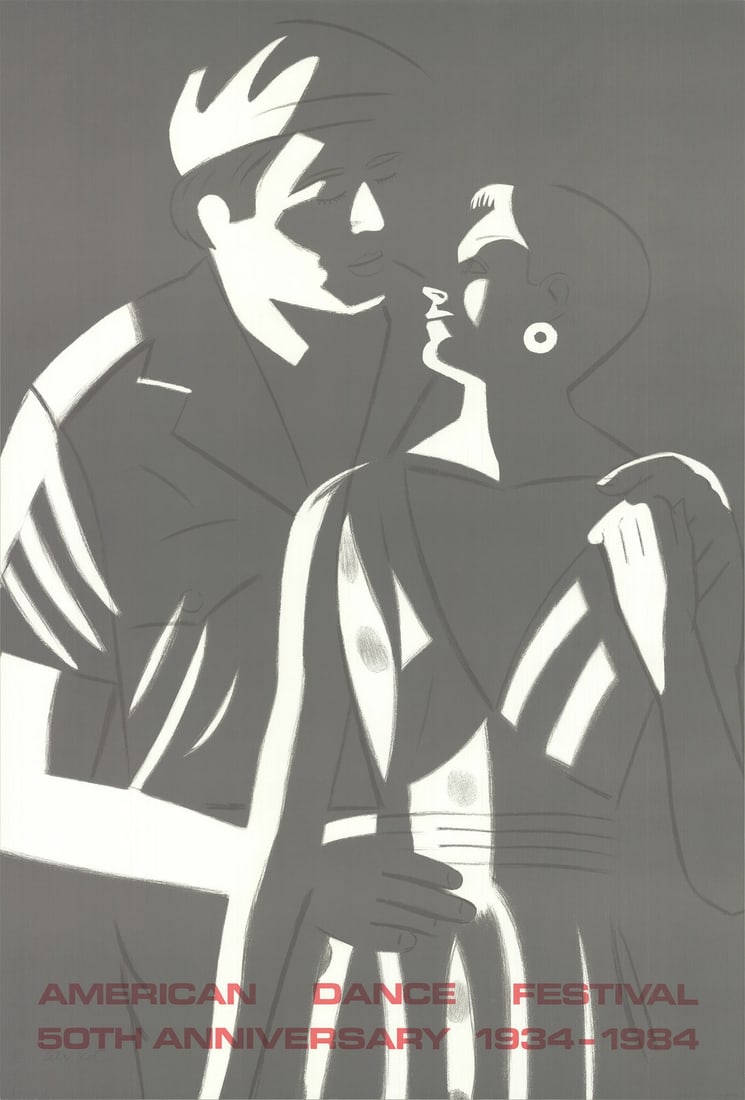 American Dance Festival Lithograph 37.5" x 25.5" SIGNED ALEX KATZ 1984 (1 of 2)