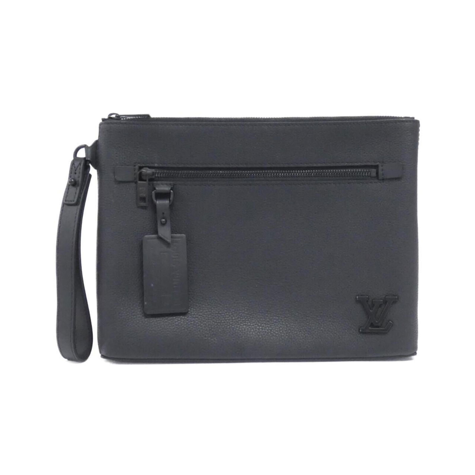 Handbag Louis Vuitton: Handbag Louis Vuitton Louis Vuitton handbag in black calf leather, sized 22cm x 30cm x 5cm, suitable for both men and women. Used in very good condition with some minor wear. Item Specifics: Brand: