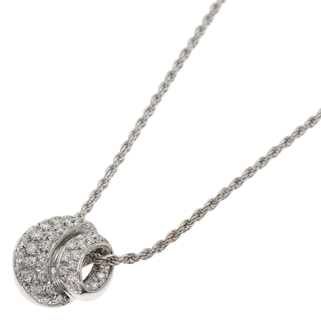 Damiani K18 White Gold Diamond Necklace (1 of 7)