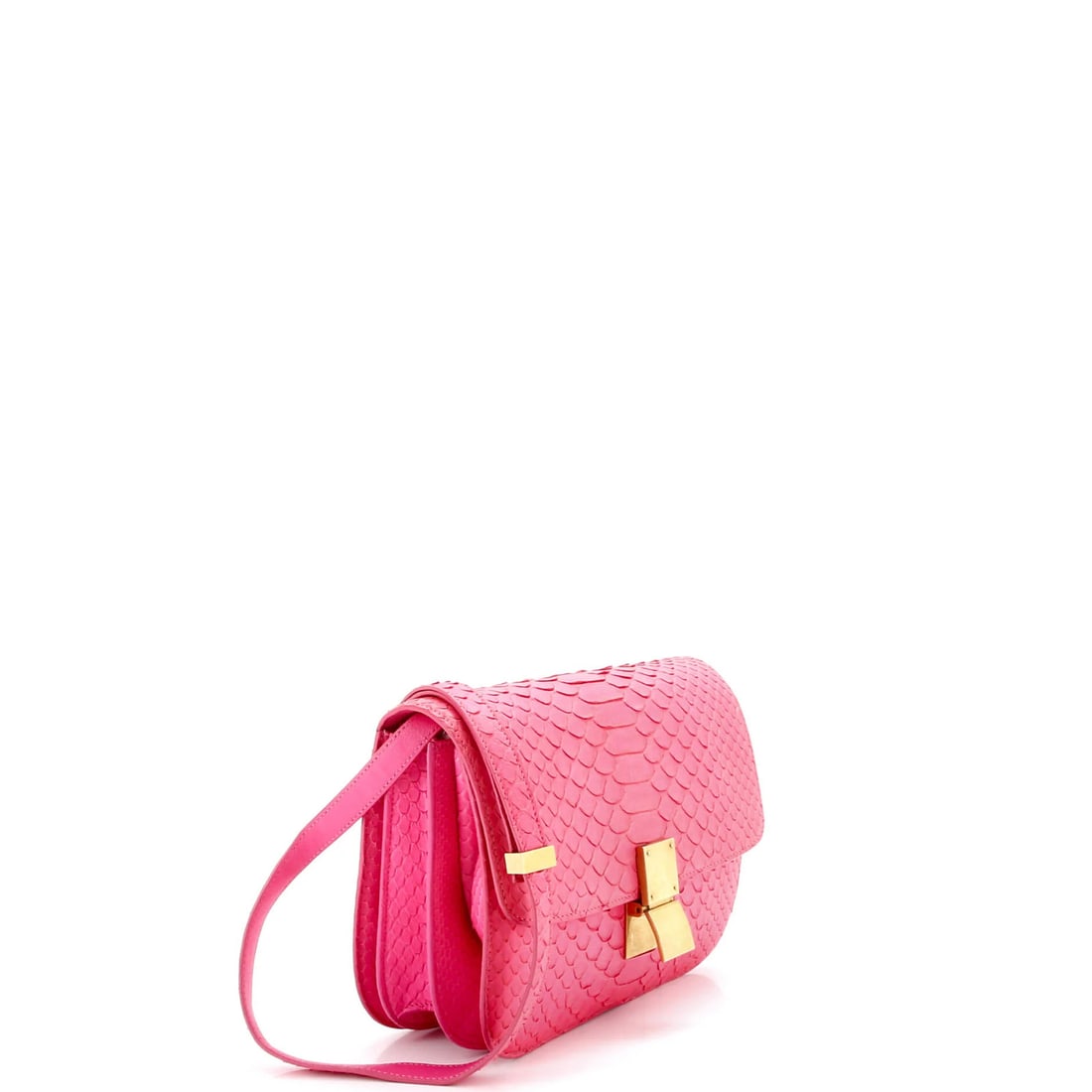 Celine Medium Classic Box Bag in Python - 2