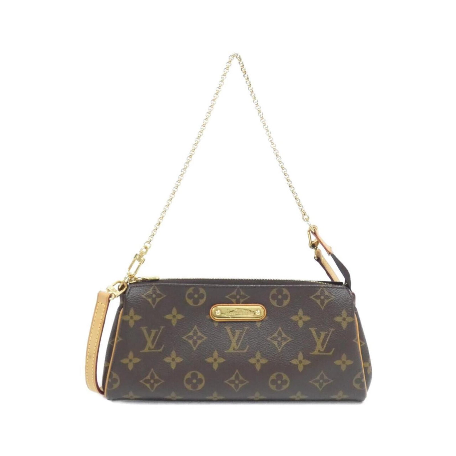Louis Vuitton Coated Canvas Shoulder Bag: Louis Vuitton Coated Canvas Shoulder Bag This Louis Vuitton Coated Canvas Shoulder Bag features a marron color with gold hardware, measuring 12cm x 26cm x 5cm, and is categorized as used in very good
