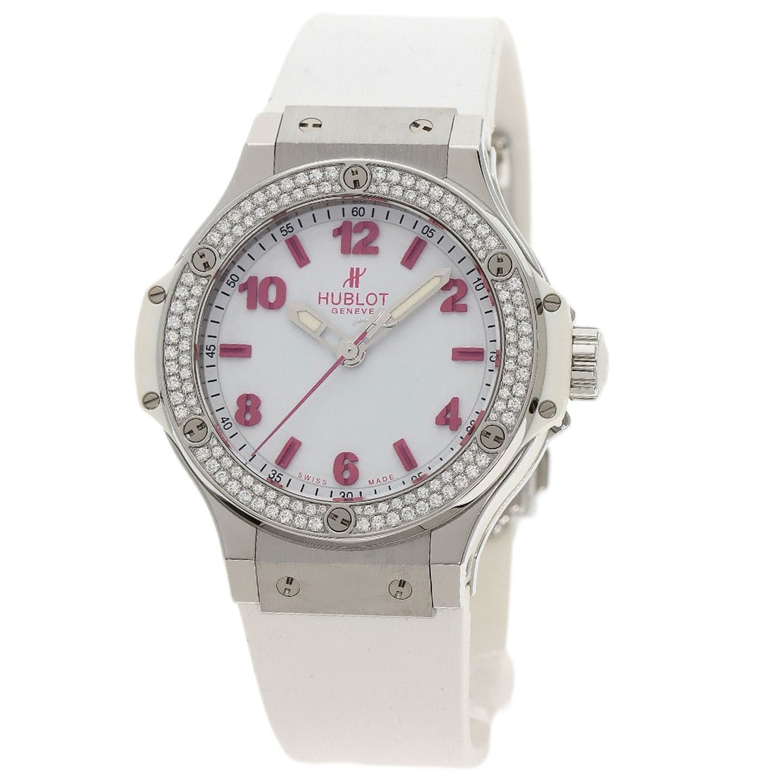 pieces HUBLOT Big Bang Diamond FIFA Women's World Cup 2011 Limited to 100: pieces HUBLOT Big Bang Diamond FIFA Women's World Cup 2011 Limited to 100 HUBLOT Big Bang Diamond FIFA Women's World Cup 2011 wristwatch, limited to 100 pieces, features an analog display with
