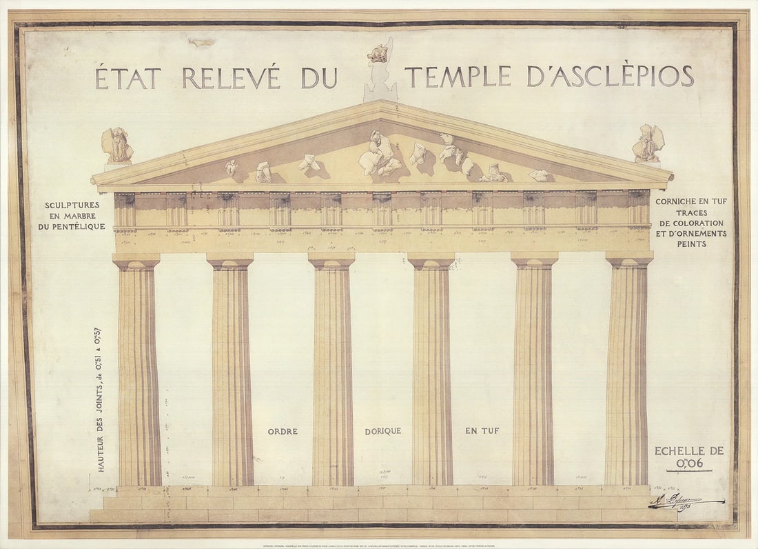 A. DEFRASSE Envoi de Rome Offset Lithograph 28" x 38.5" Contemporary (1 of 4)