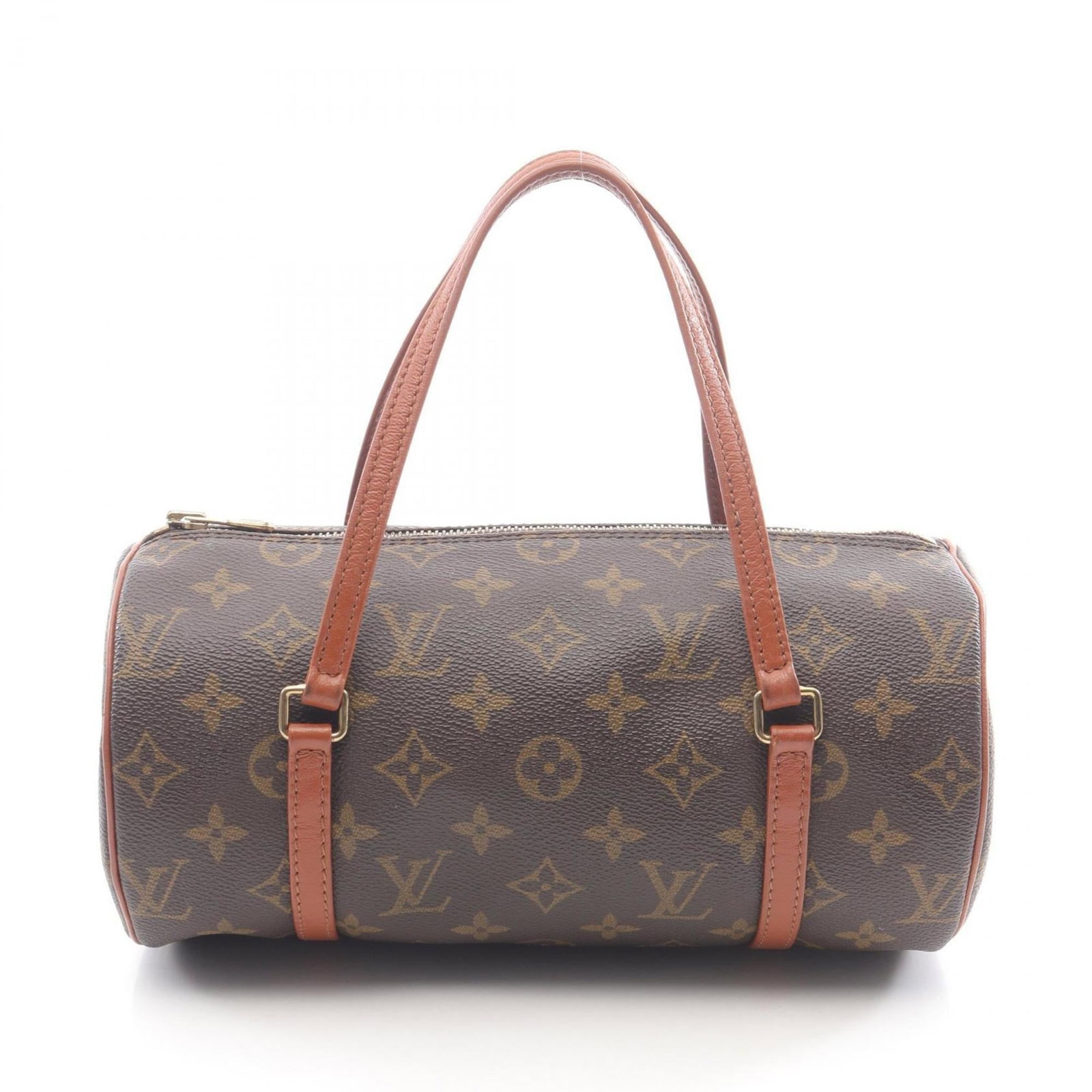 Louis Vuitton Coated Canvas Handbag: Louis Vuitton Coated Canvas Handbag The Louis Vuitton handbag is made of coated canvas and leather, measures 13cm x 26cm x 13cm, and is in acceptable used condition with signs of wear. Item Specifics: