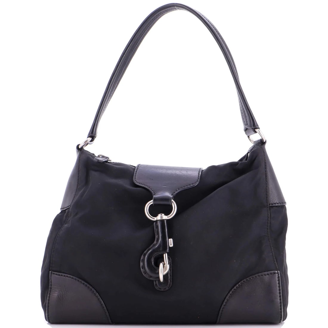 Prada Hook Hobo Nylon & Leather (1 of 8)