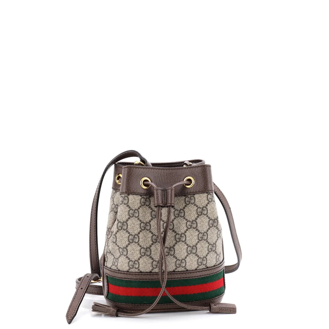 Gucci Mini Ophidia Bucket Bag GG Coated Canvas (1 of 5)
