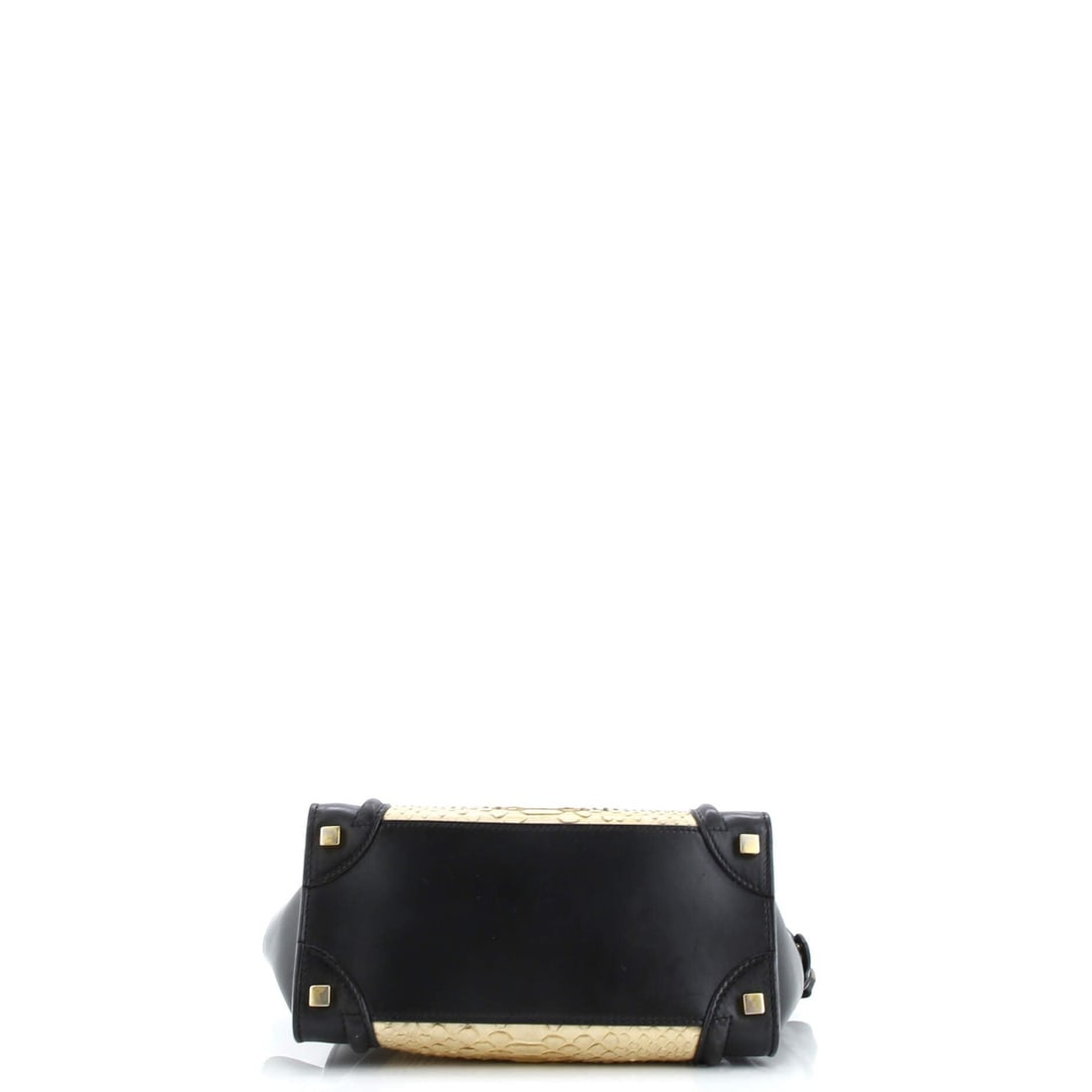 Micro Python and Leather Luggage Bag by Celine - 4