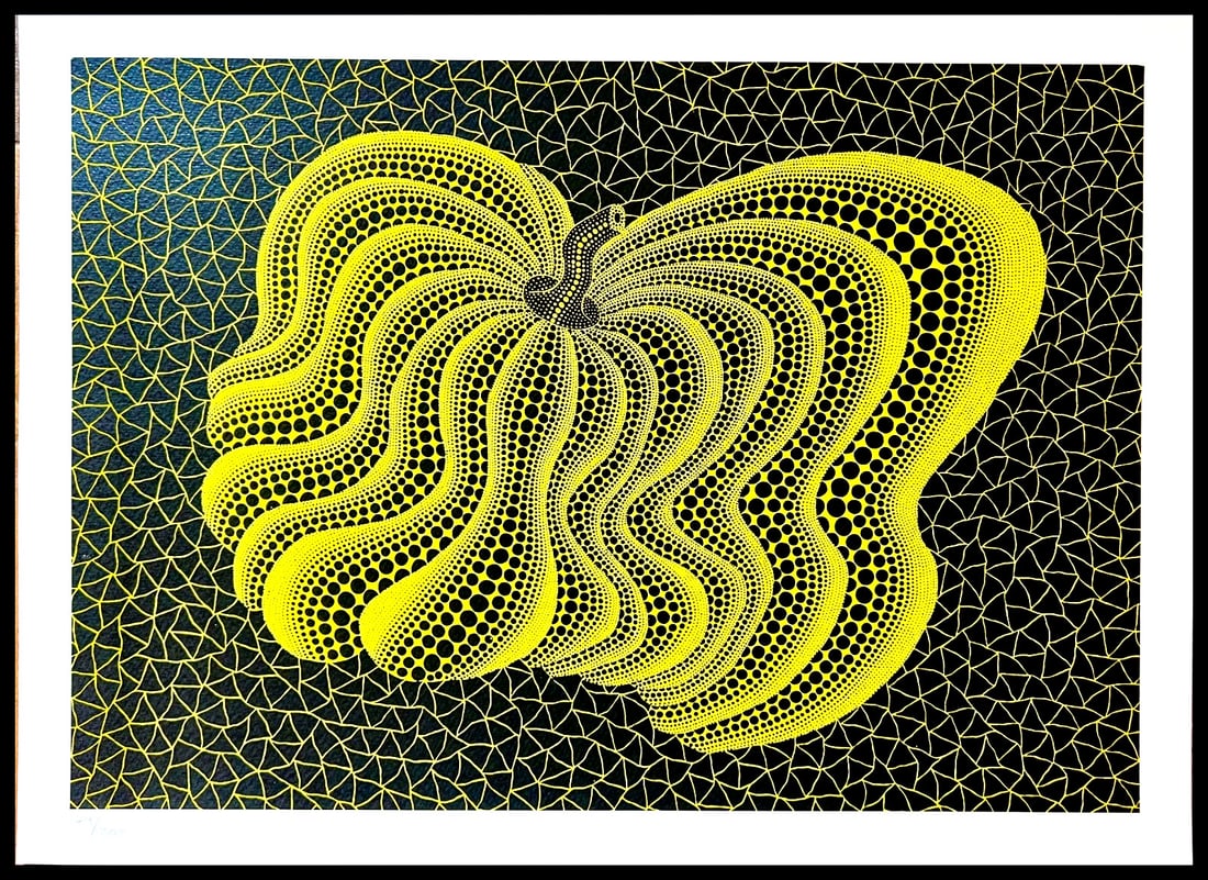 Yayoi Kusama Limited Lithograph Mori Museum COA Numbered A 200 (1 of 17)