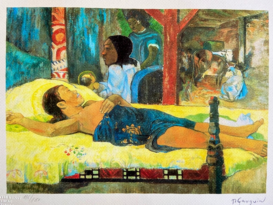 Paul Gauguin Lithograph Signed and Numbered COA 180 (1 of 11)