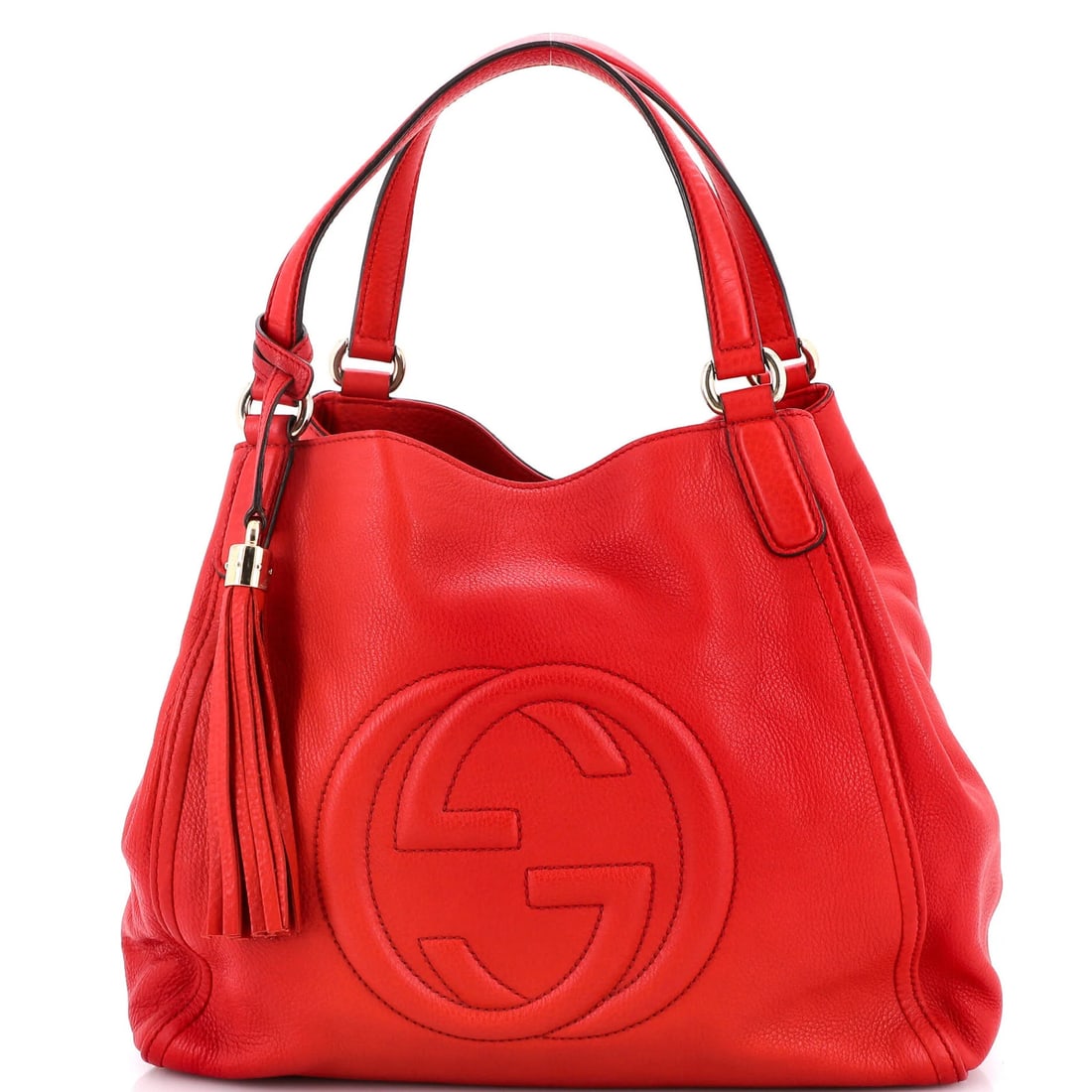 Medium Gucci Soho Leather Shoulder Bag (1 of 7)