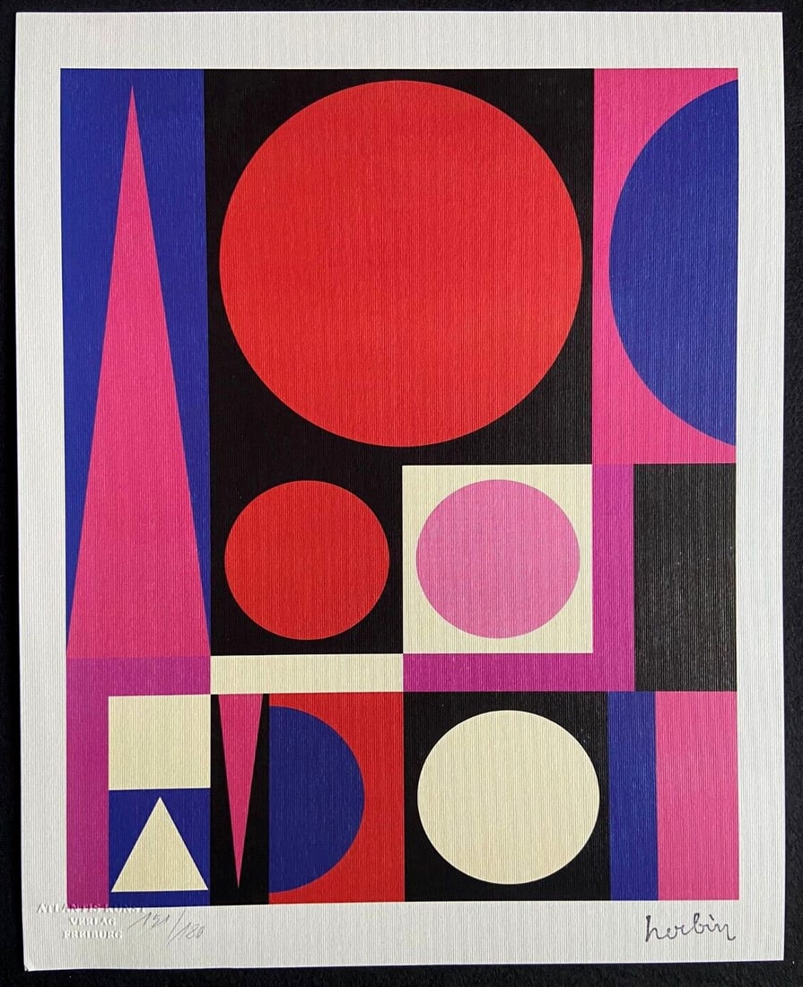 Auguste Herbin Lithograph with COA Signature & Stamp (1 of 10)