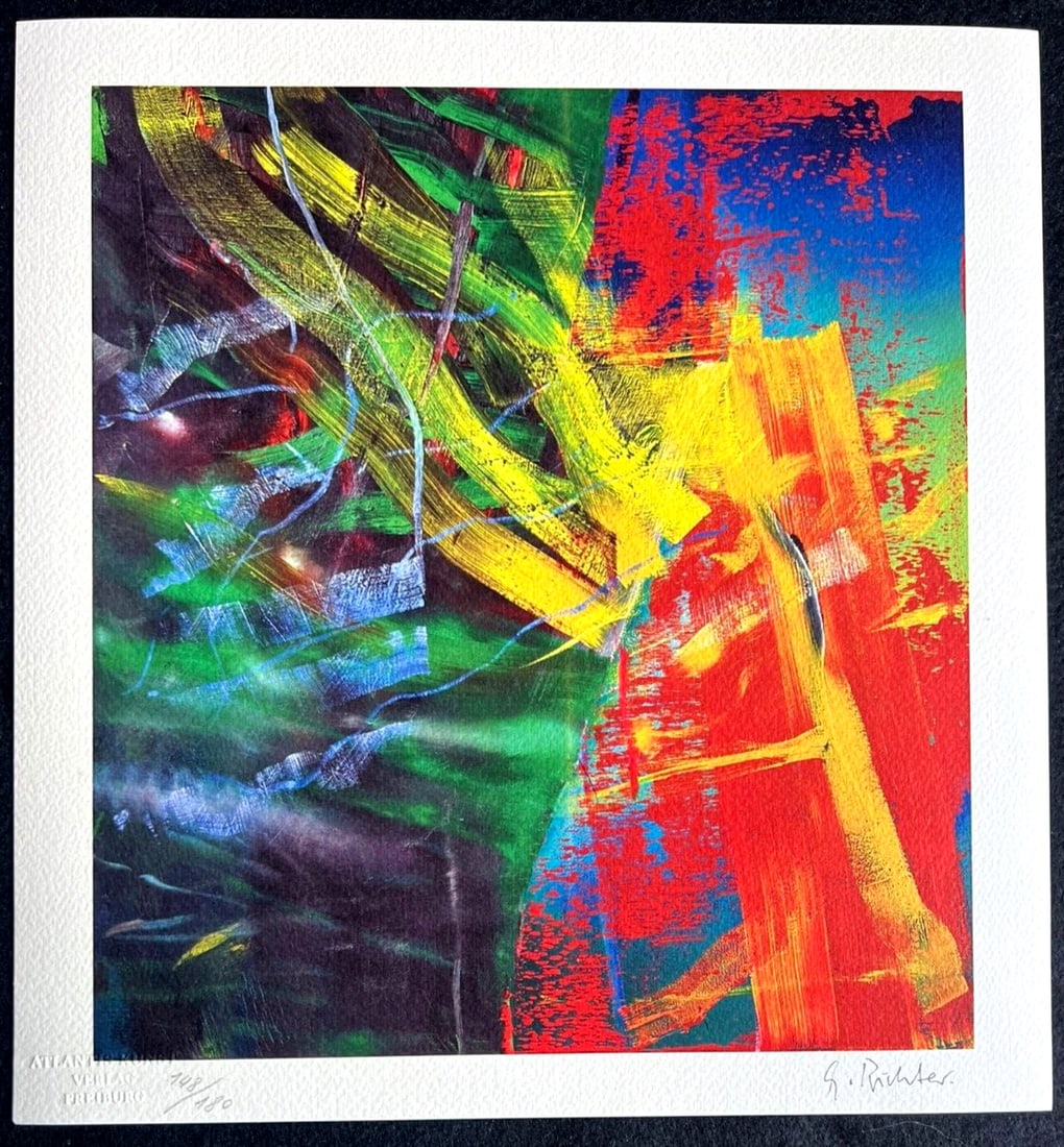 Gerhard Richter Lithograph Signed with COA (1 of 13)