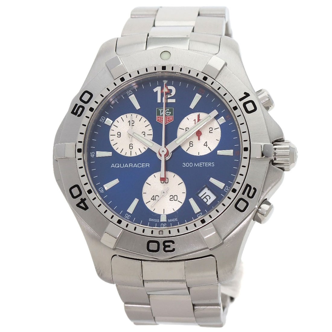 TAG HEUER Aqua Racer Chronograph CAF1112 Stainless Steel Watches (1 of 20)