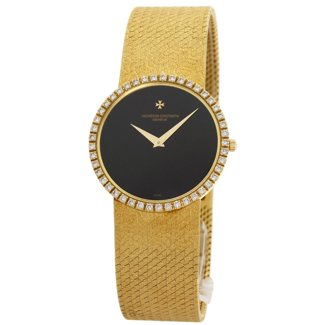 18K VACHERON CONSTANTIN Round Face Bezel Diamond Watches K18 Yellow Gold/ (1 of 20)