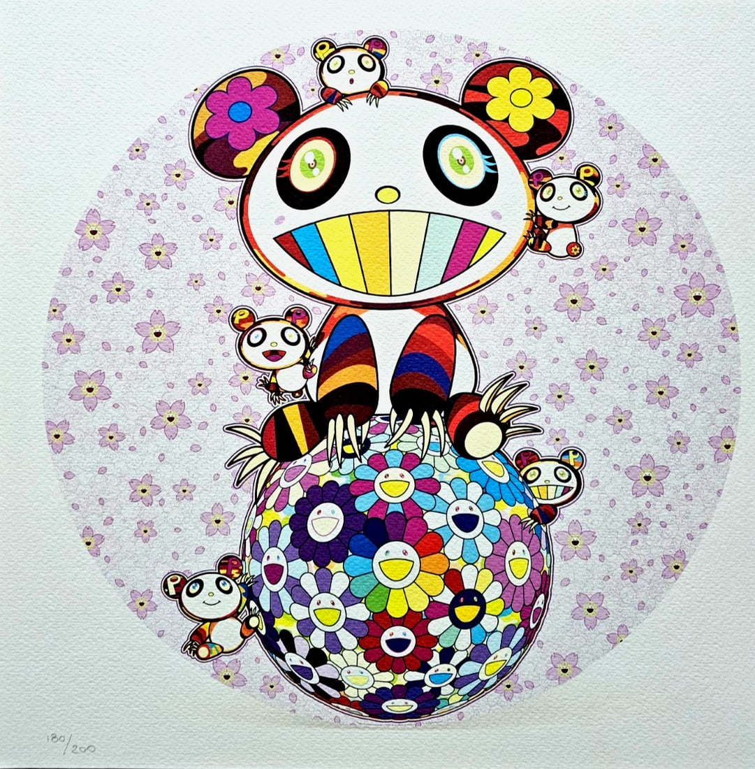 Limited Takashi Murakami Lithograph COA Numbered In Pencil (1 of 9)