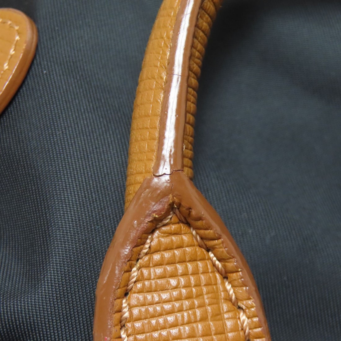 Burberry Logo Nylon Leather Backpack Daypack - 14