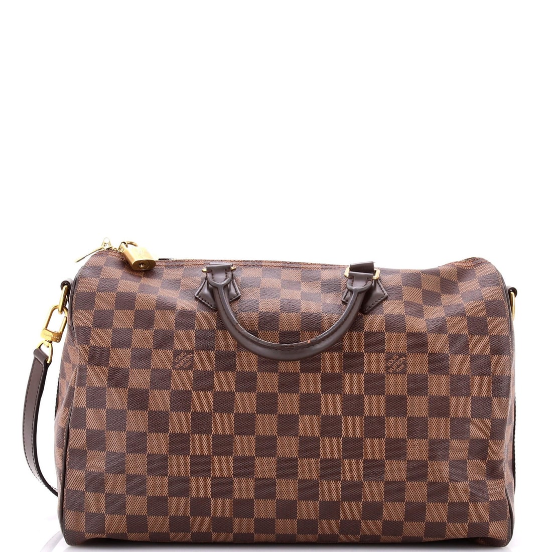35 Louis Vuitton Speedy Bandouliere Bag Damier (1 of 8)