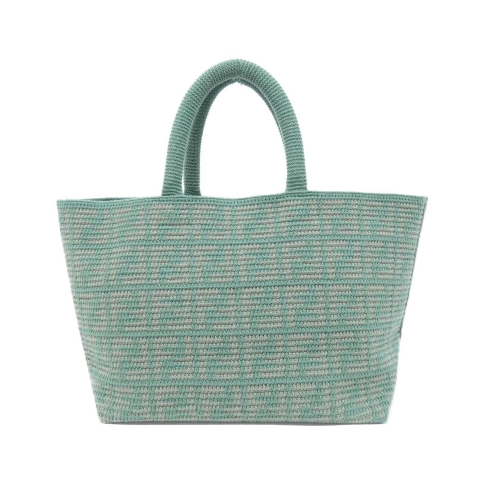 Fendi Cashmere Handbag: Fendi Cashmere Handbag Fendi Cashmere Handbag in green, measuring 30cm x 58cm x 21cm; described as used but in very good condition with minor traces of usage. Item Specifics: Brand: Fendi Type: Handba