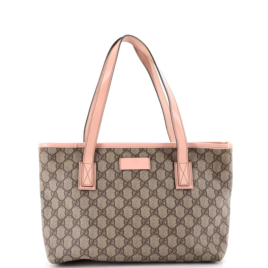 Gucci Plus Small Tote GG Coated Canvas with Leather (1 of 6)