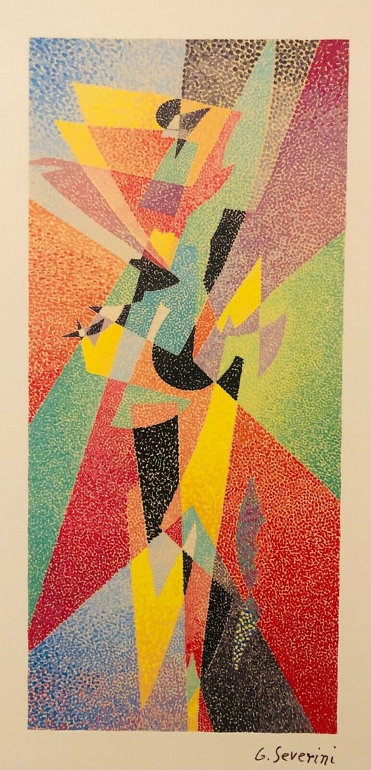 Gino Severini Lithograph 1968 Venice Biennale COA Numbered Pencil (1 of 6)