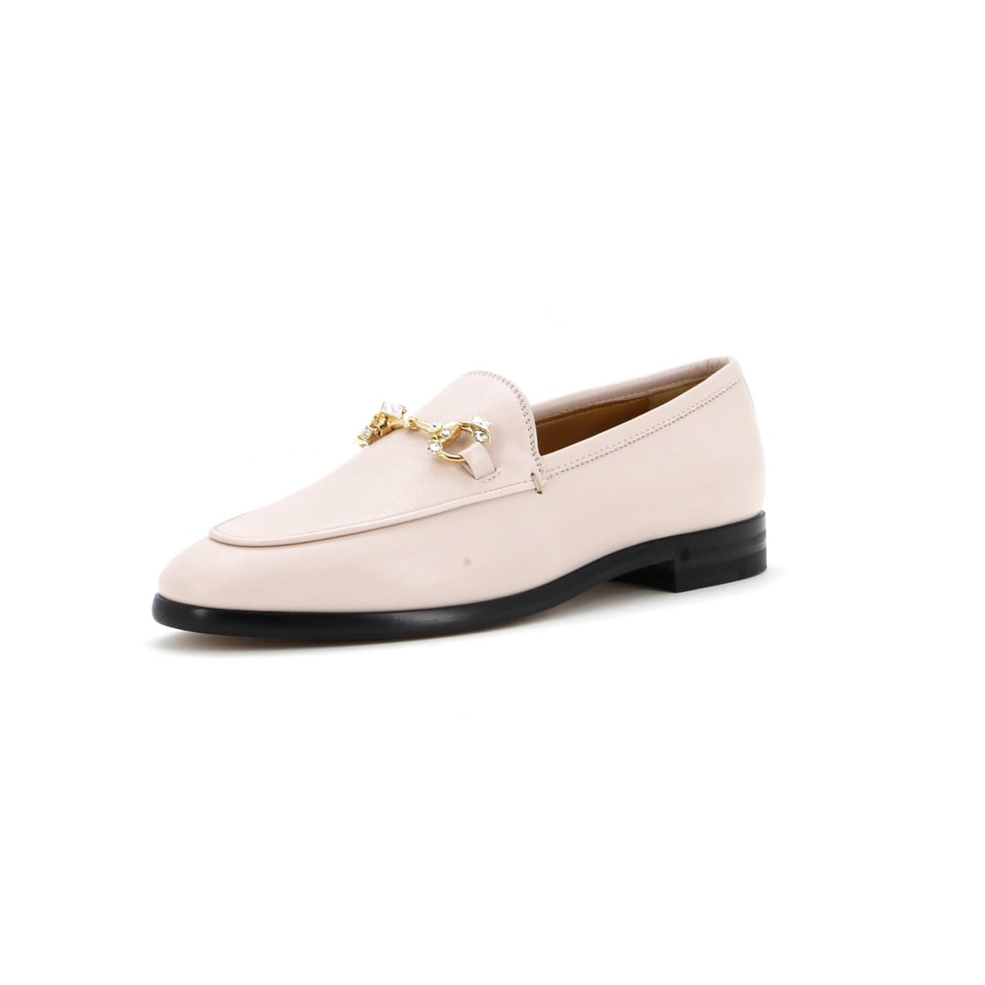 Gucci Jordaan Loafers Women's Leather with Crystals: Gucci Jordaan Loafers Women's Leather with Crystals Gucci Jordaan loafers for women, in size US 4.5/IT 34.5, crafted from leather with crystals, in excellent condition with minimal wear. Item Specific