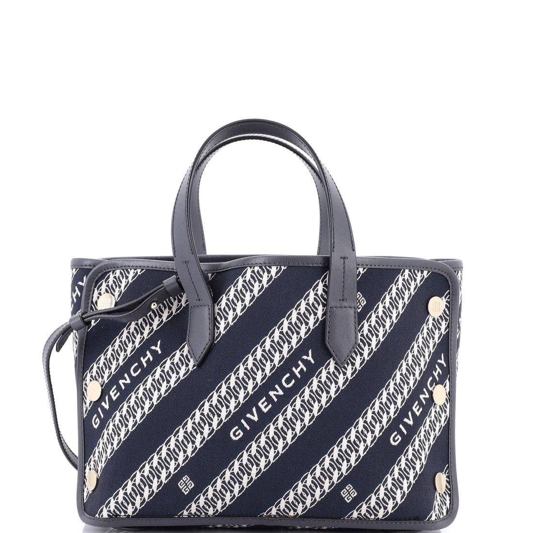 Givenchy Mini Bond Shopper Tote Logo Jacquard Canvas (1 of 6)