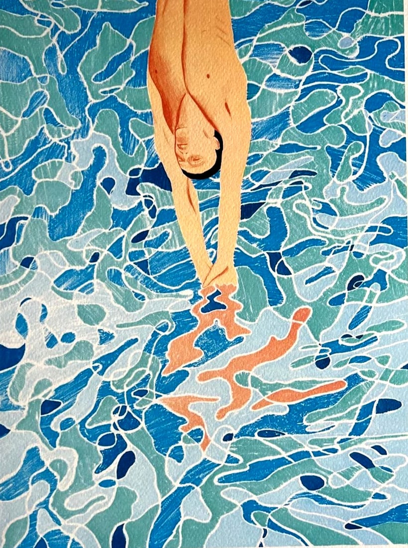 Signed David Hockney Lithograph with COA - 3