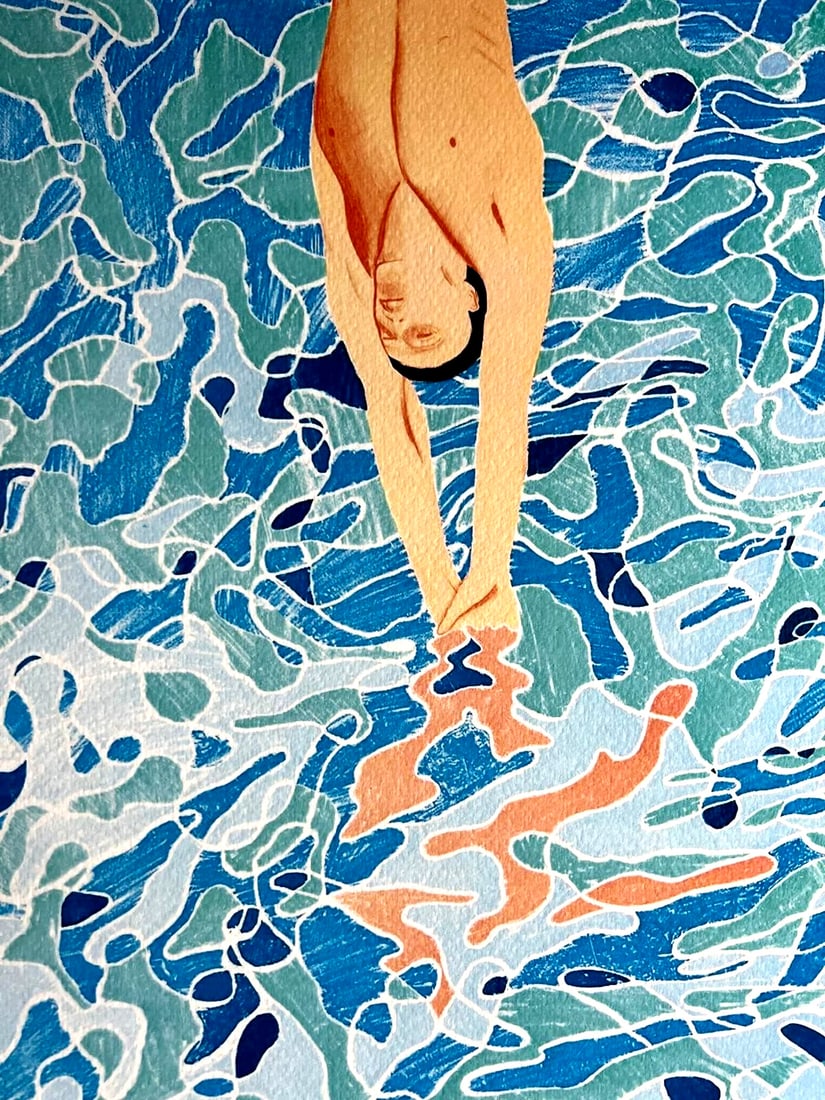 Signed David Hockney Lithograph with COA - 4