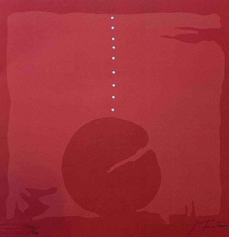 Lucio FONTANA Lithograph Signed COA, Numbered 180ex (1 of 10)