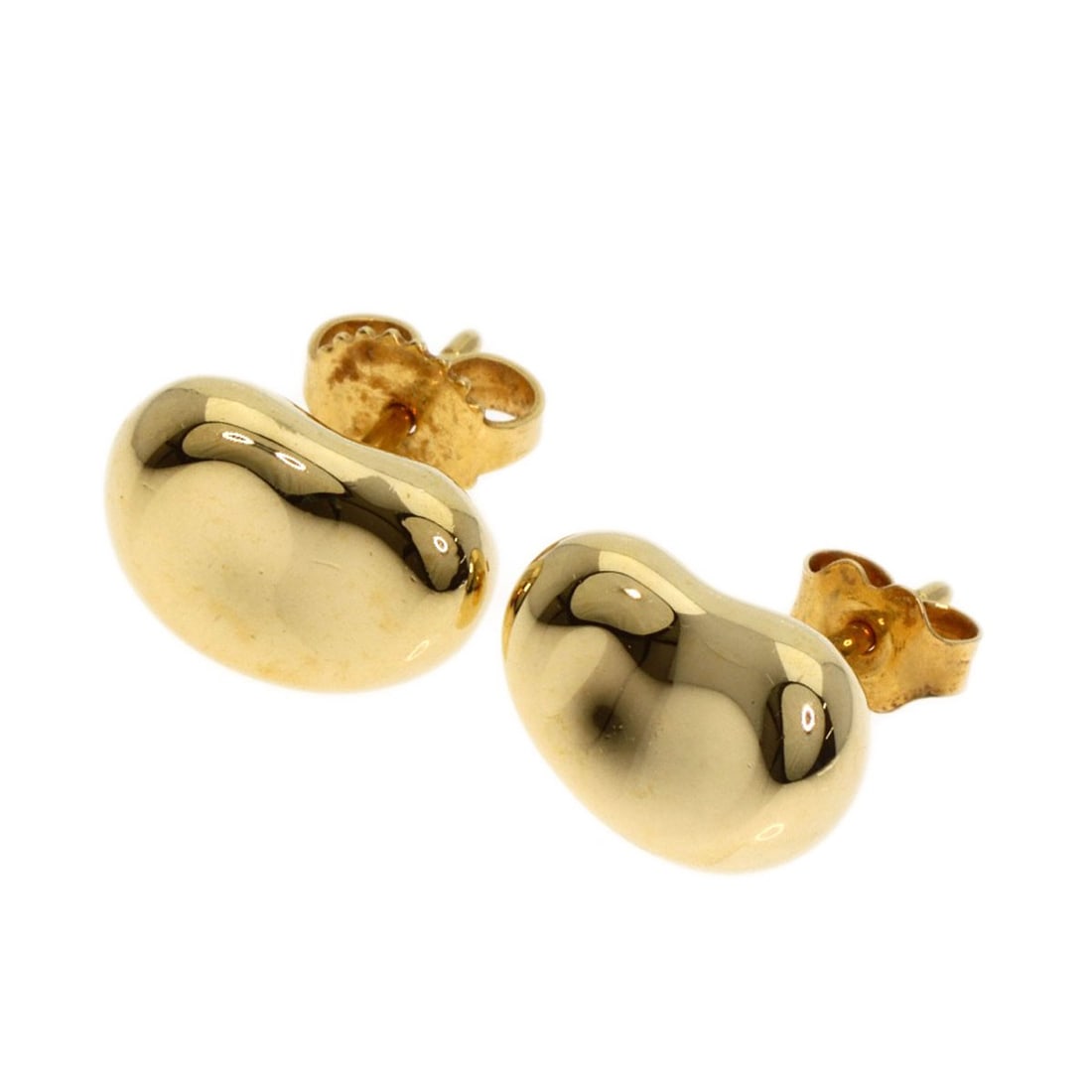 TIFFANY&Co. K18 Yellow Gold Bean Earring (1 of 7)