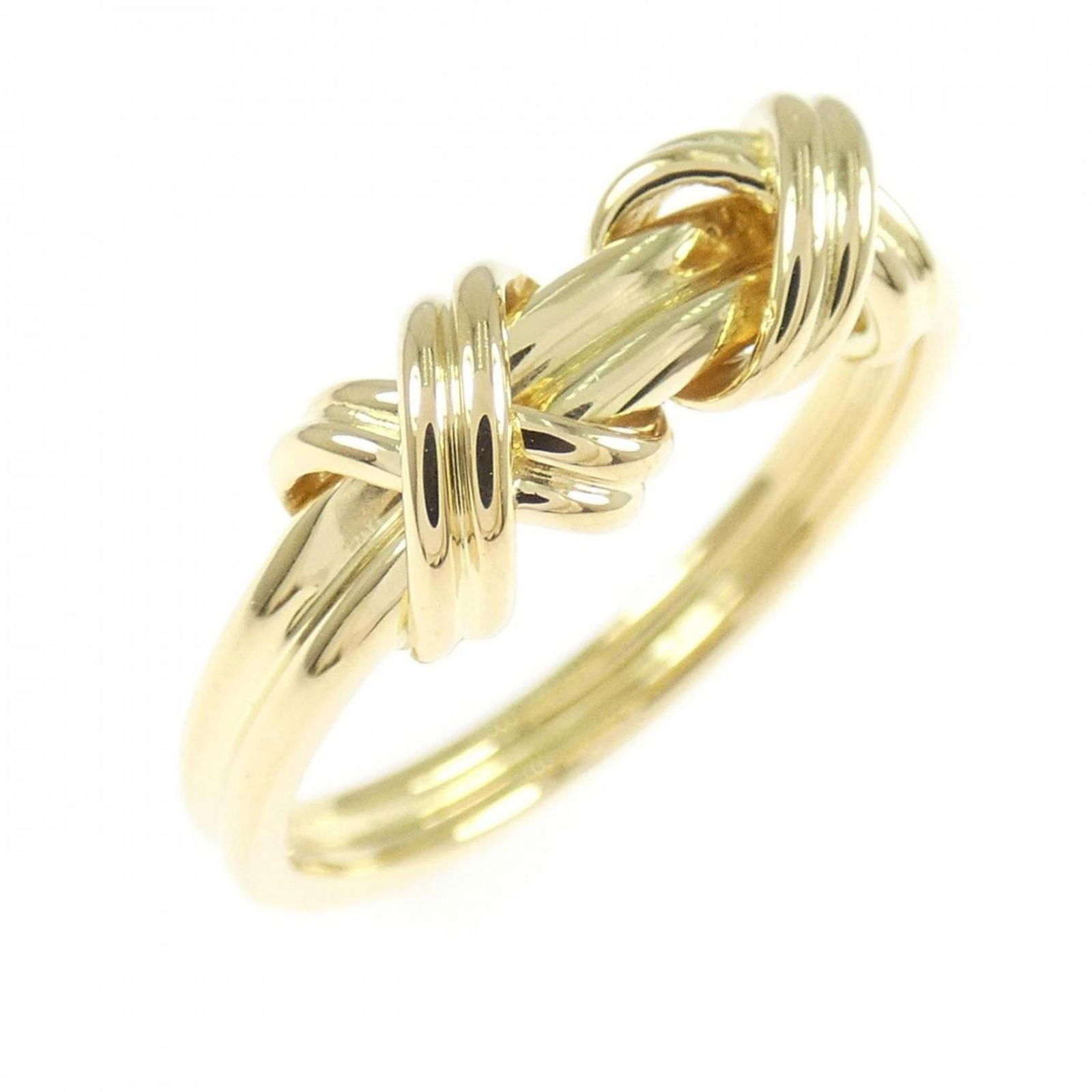 Tiffany 18K Yellow Gold Band Ring (1 of 5)