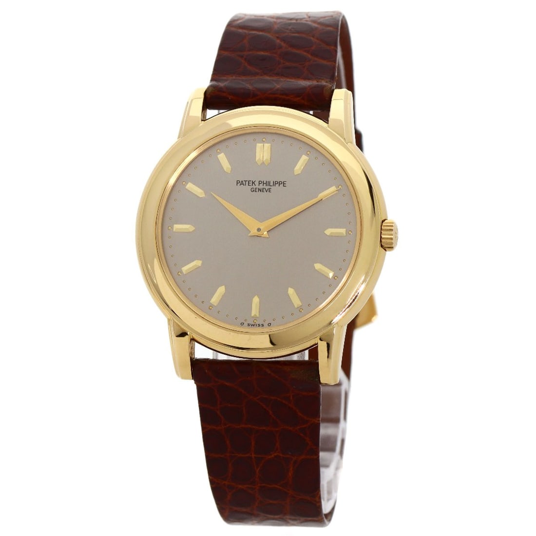 PATEK PHILIPPE Calatrava 5032J K18 Yellow Gold/ Leather Watches (1 of 20)