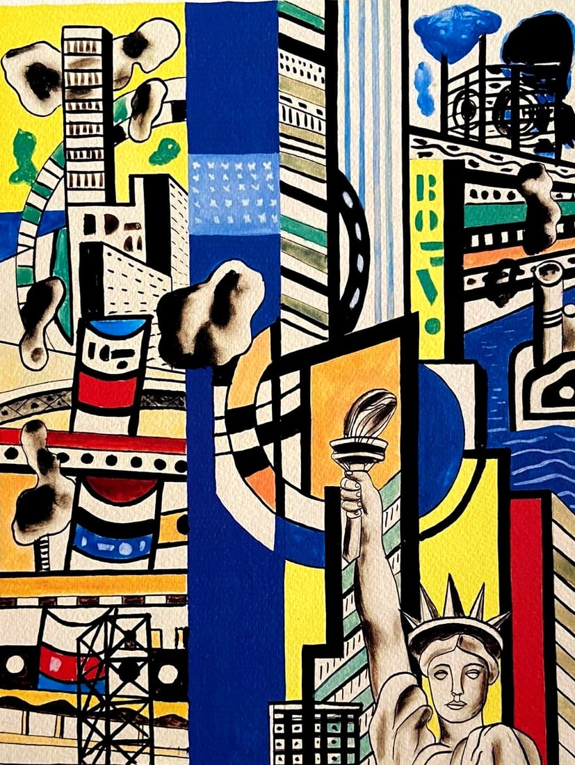 Fernand Lger Lithograph Limited Numbered Signed COA MOMA MUSEUM (1 of 9)