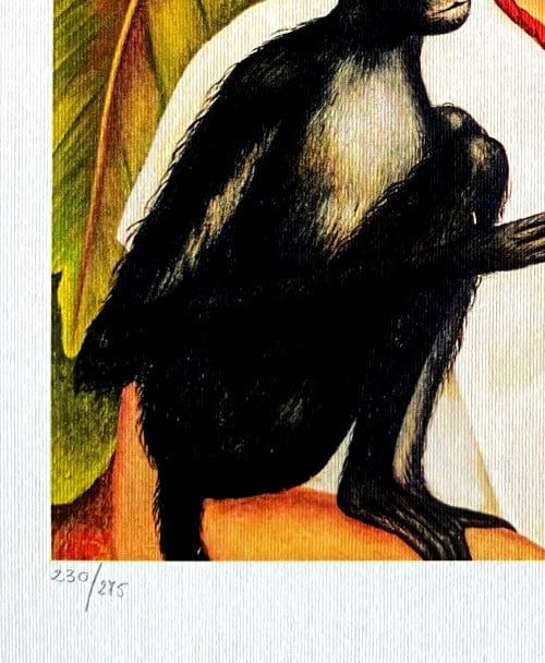 Limited Numbered Lithograph Frida Kahlo Pencil Signed - 6