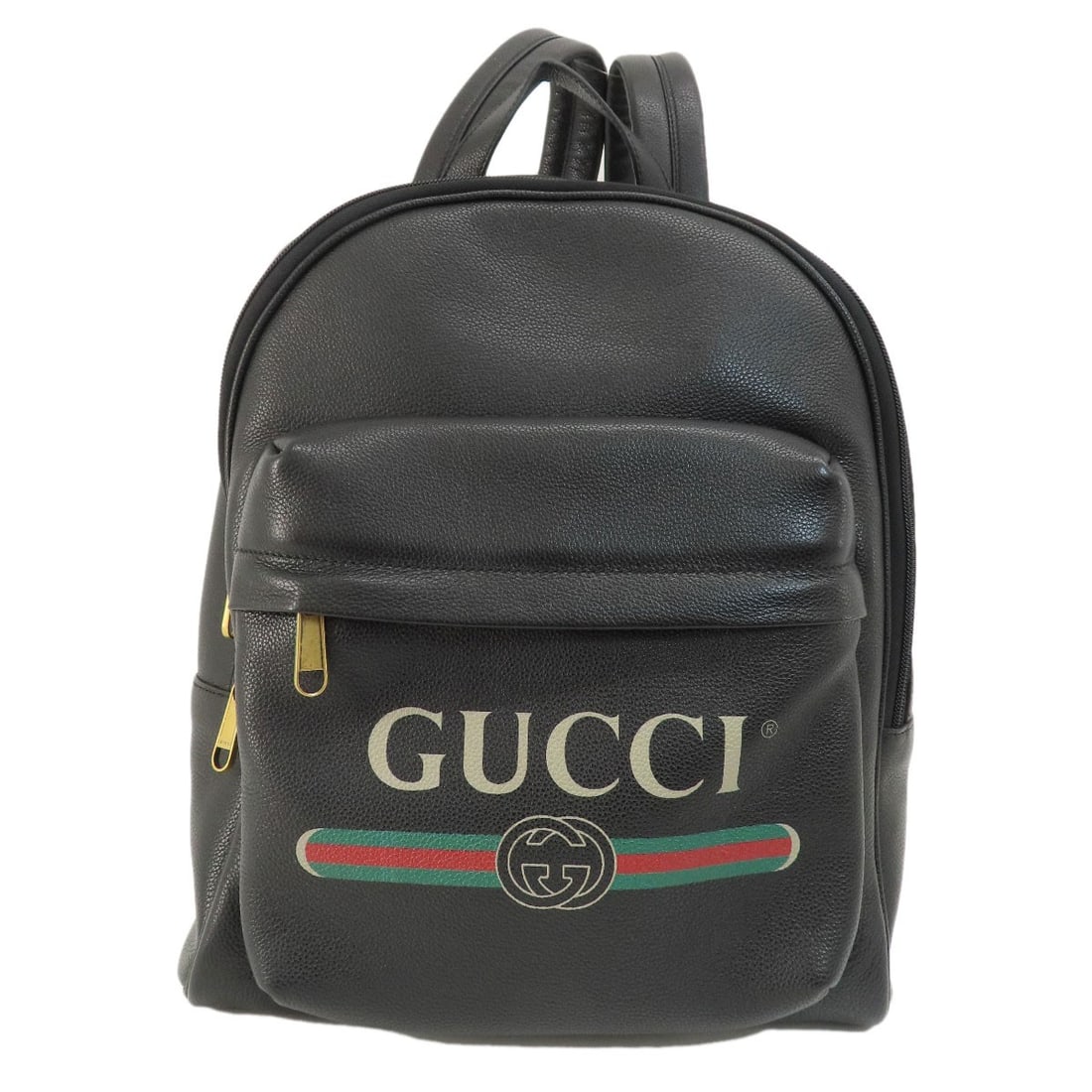 GUCCI 547834 Calf Logo Print Daypack Backpack (1 of 20)