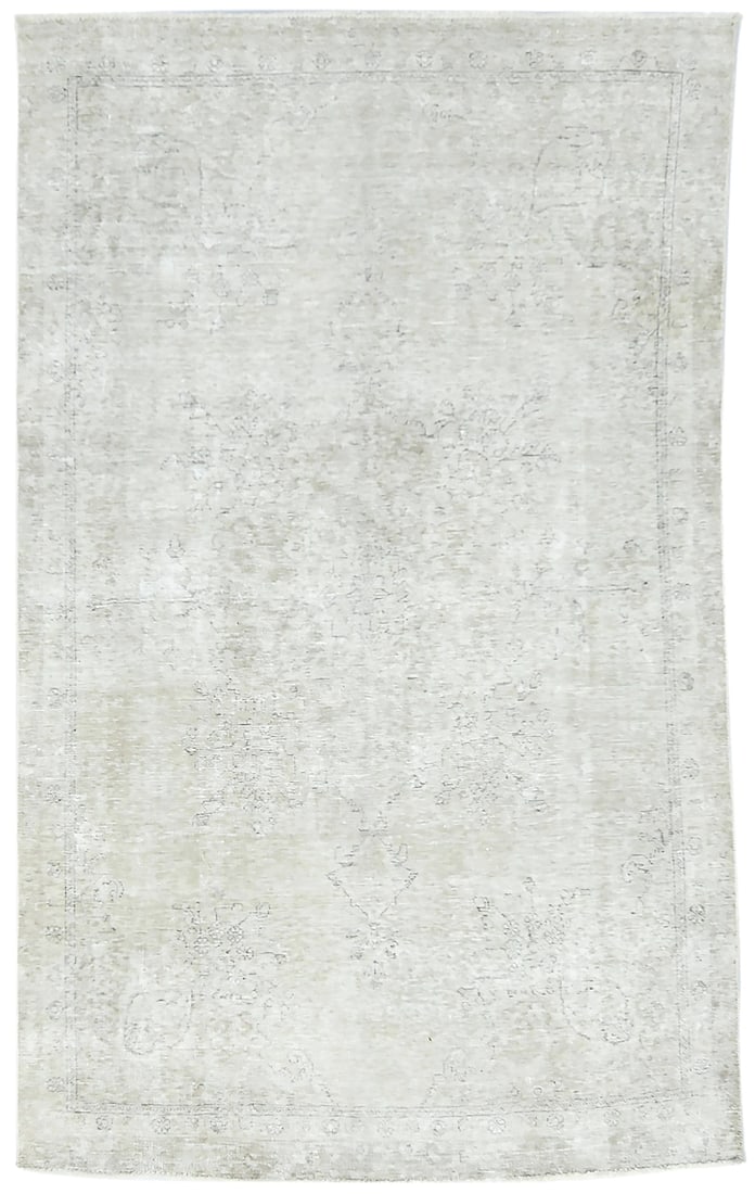 ft Antique Distressed Oriental Rug Vintage Floral Classic Farmhouse Carpet 5X9 (1 of 12)