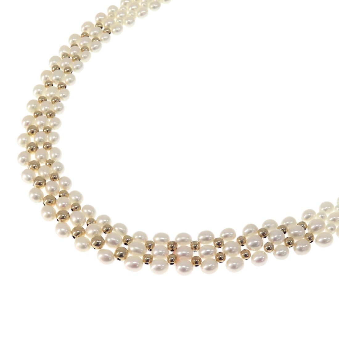 Silver Freshwater Pearl Necklace 27.5g (1 of 9)