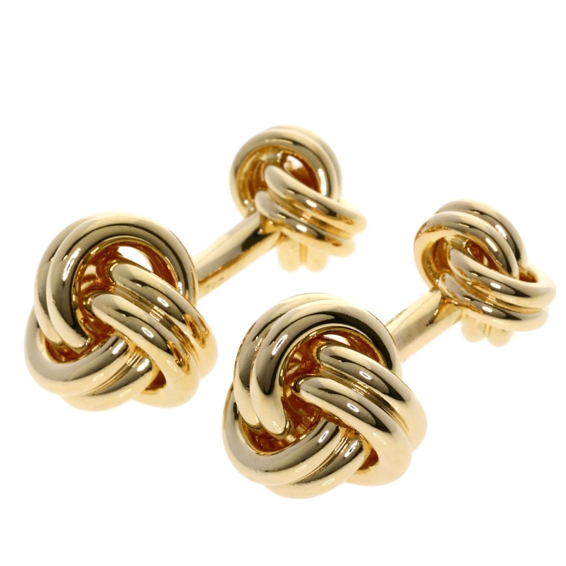TIFFANY&Co. K14 Yellow Gold Knot Twist Cuffs (1 of 7)