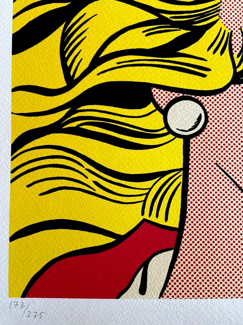 Roy Lichtenstein Lithograph Signed Numbered COA Limited - 5