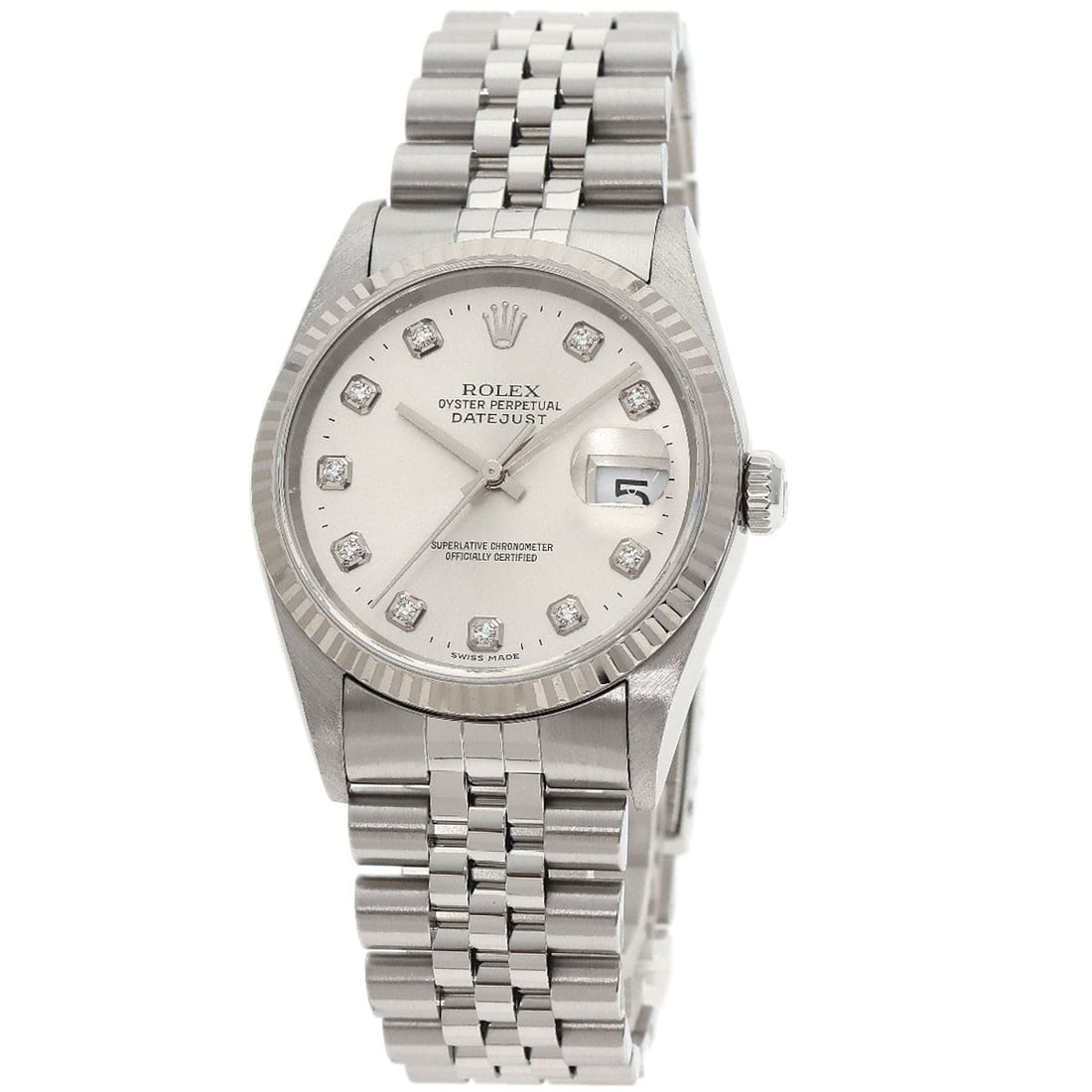 ROLEX DATEJUST 16234G Diamond Watches Stainless Steel (1 of 20)